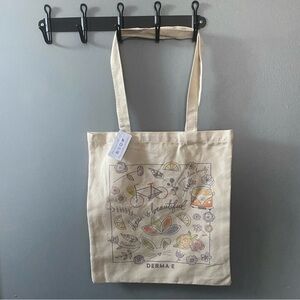 NWT Derma-e Clean is Beautiful Tote Bag